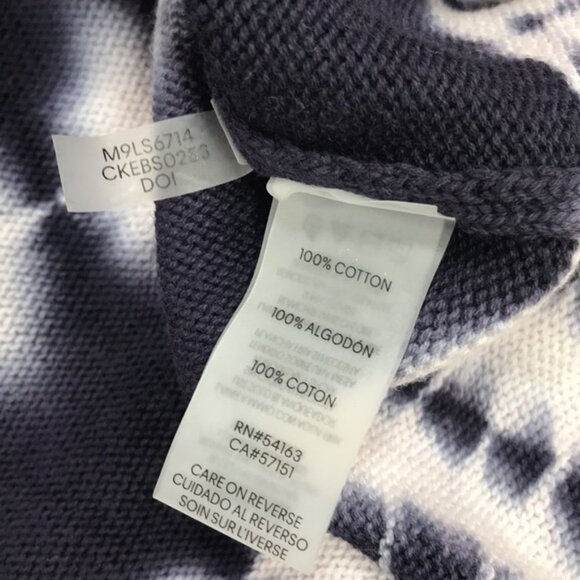 Calvin Klein Tie-Dye Cotton Sweater - Picture 6 of 6